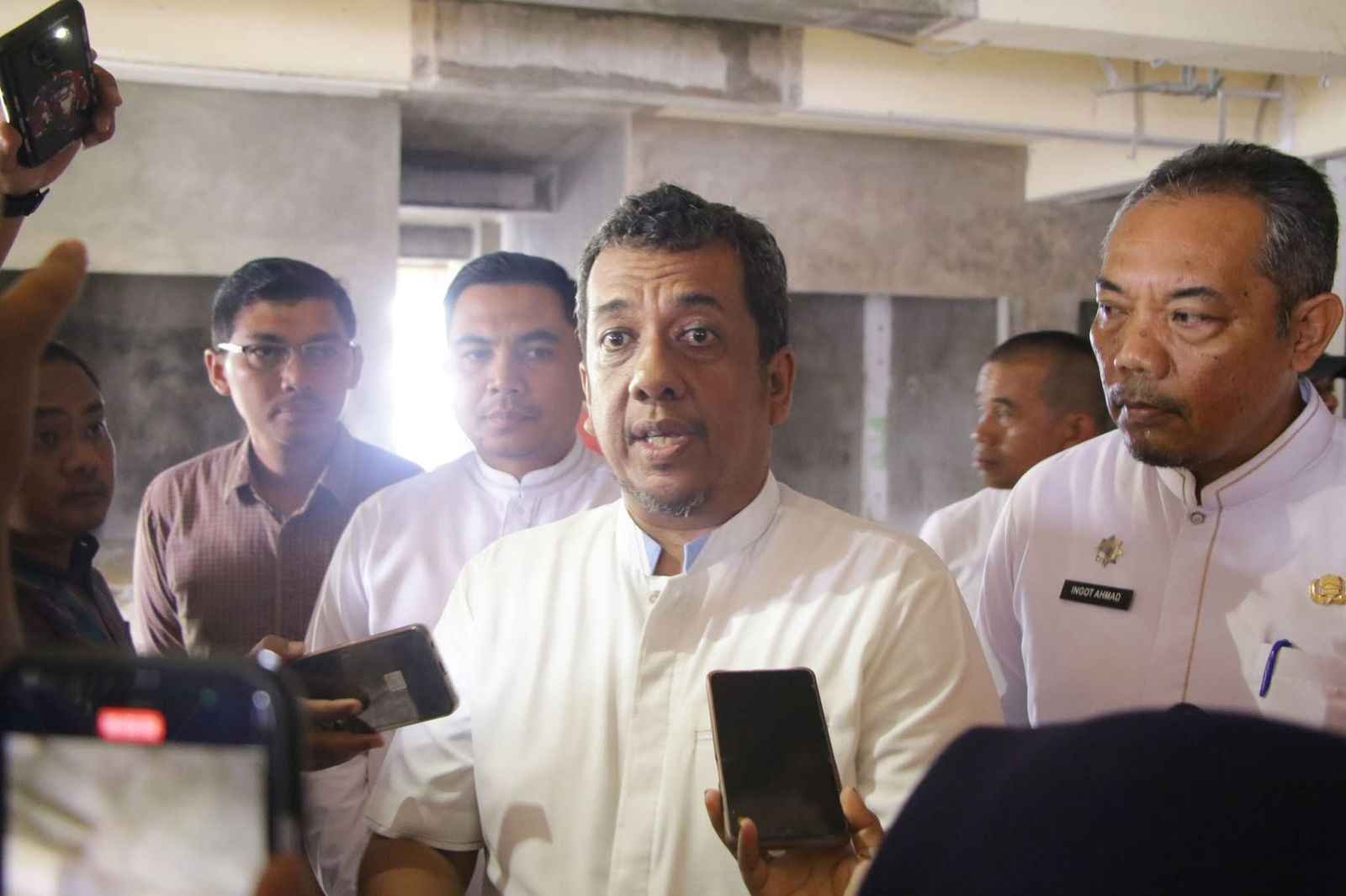 PEMBANGUNAN PROYEK PASAR BAWAH MENEJADI ISU TAK SEDAP, PJ WALIKOTA PEKANBARU BUAT KLARIFIKASI